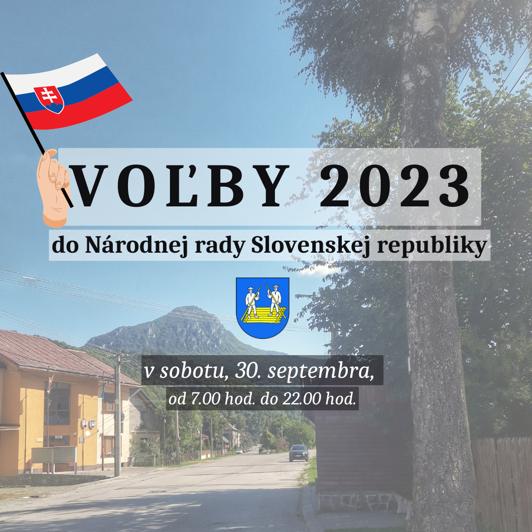 Voľby do Národnej rady Slovenskej republiky 2023 sa konajú v sobotu 30. septembra 2023 od 07.00 h do 22.00 h